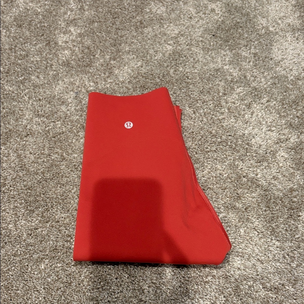 lululemon athletica Red Leggings inseam 24
